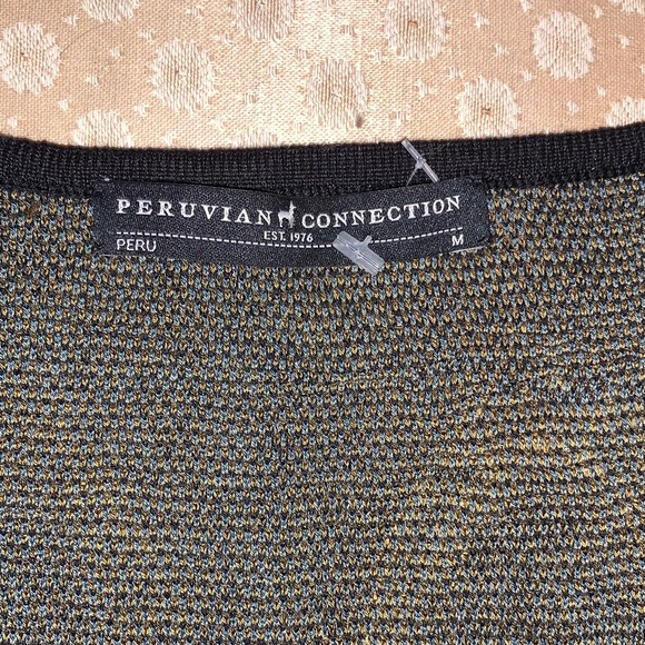 Peruvian Connection Green and Gold Maxi Dress - Picture 12 of 16